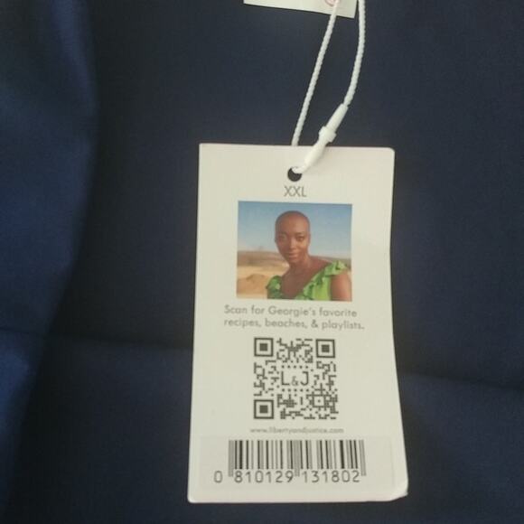 Liberty & Justice Bikini Bottoms Blue Size XXL - Picture 4 of 6